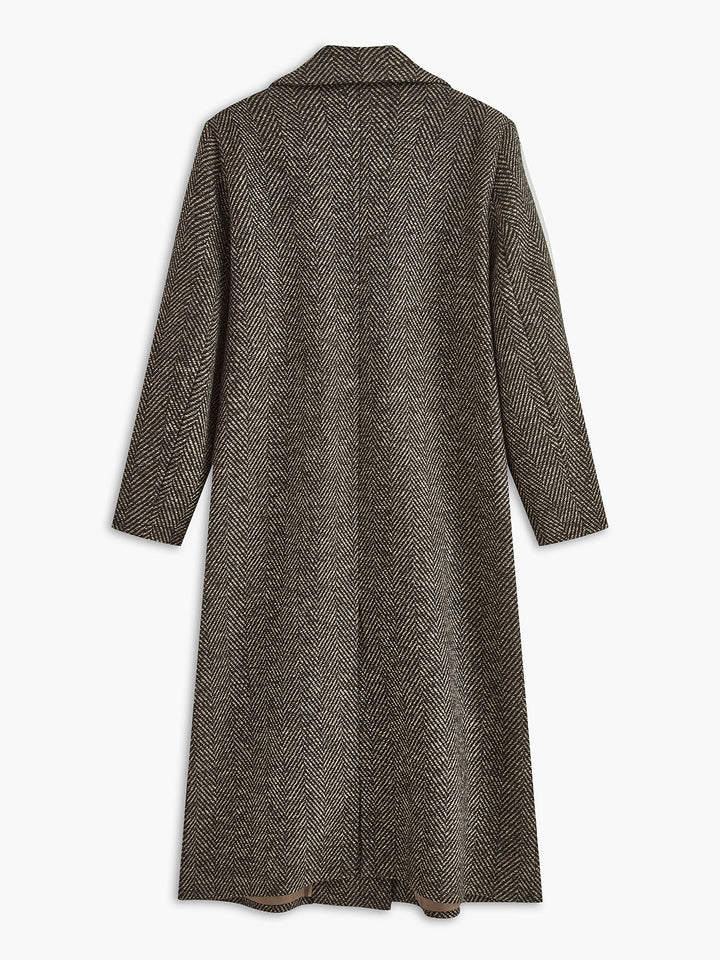 Temel Çok Yönlü Uzun Trençkot