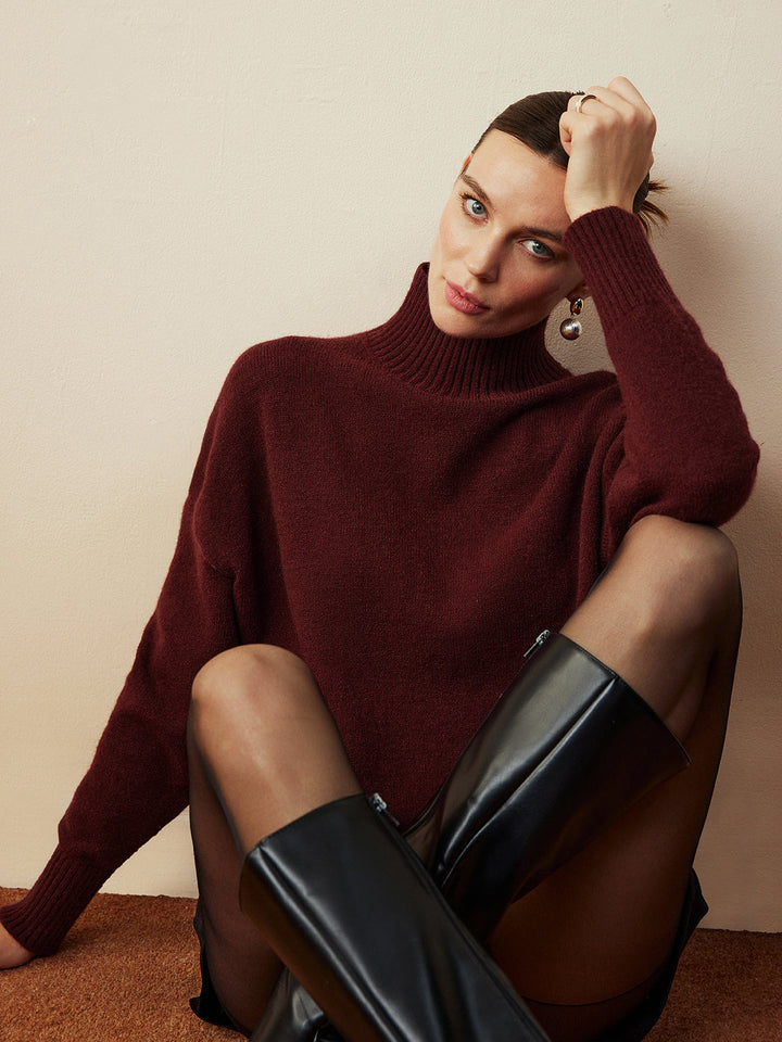 Şık Balıkçı Yakalı Sweatshirt