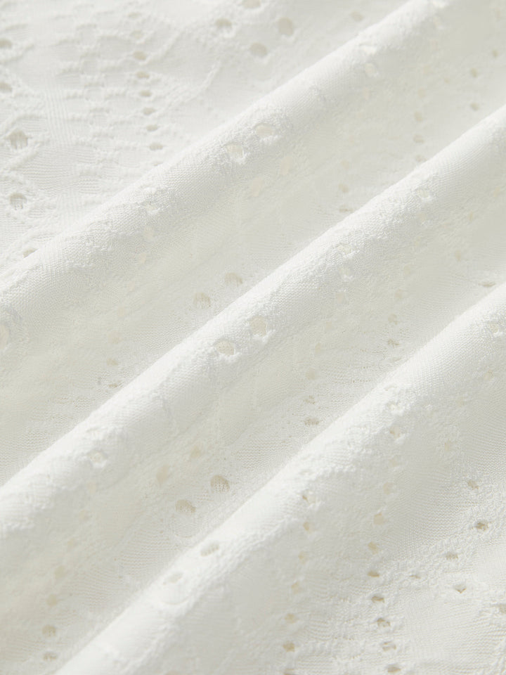 Yarı Şeffaf Dik Yaka Yan Pileli Dar Üst