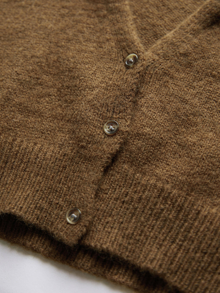 Yakalı Kısa Hırka