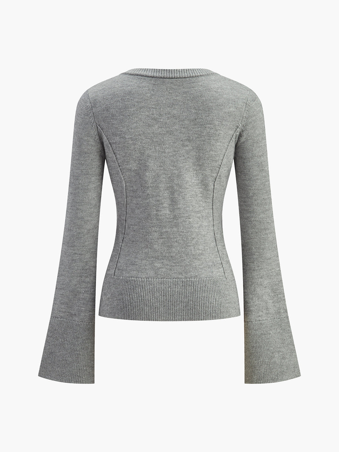 Göğüslü Çan Kollu İnce Hırka