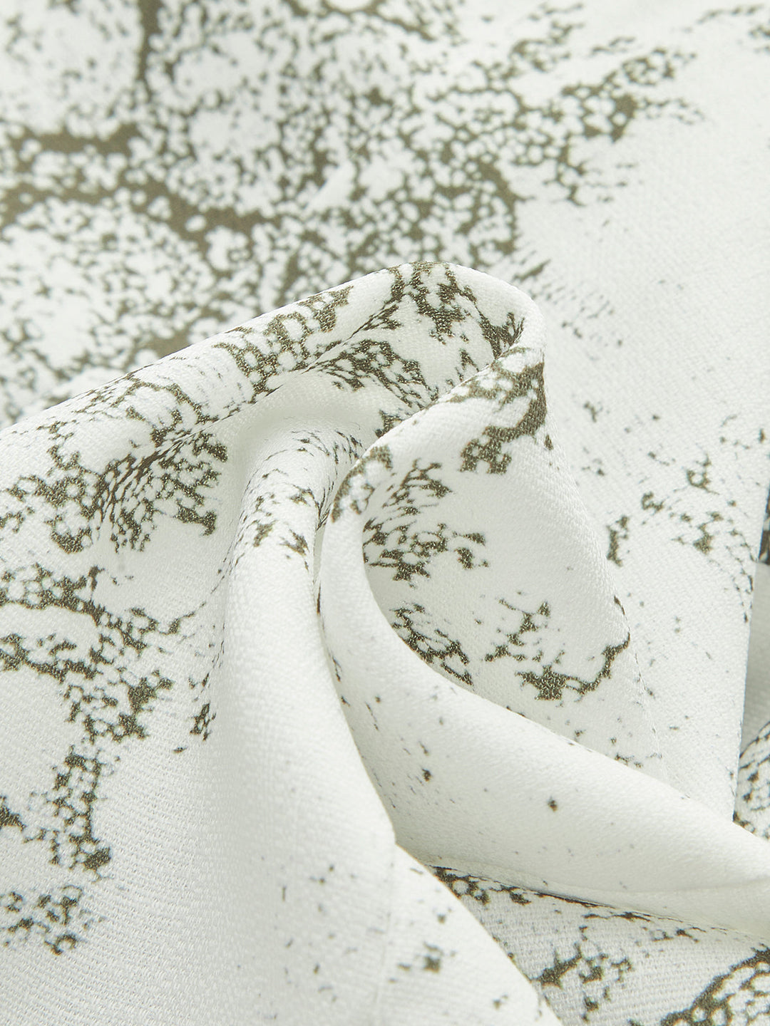 Bağcıklı Ön Çiçekli Puf Kollu Elbise