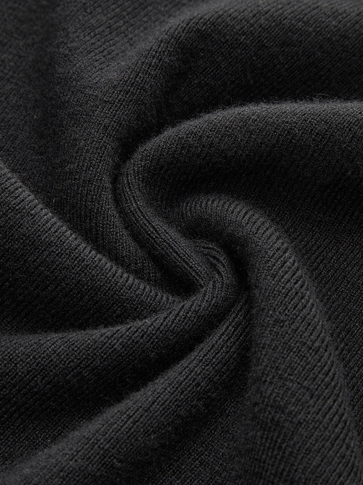 Renk Bloklu Balıkçı Yaka Örgü Üst