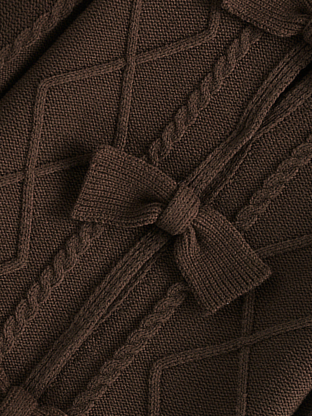 Fiyonklu Ön Kablo Örgü Üst