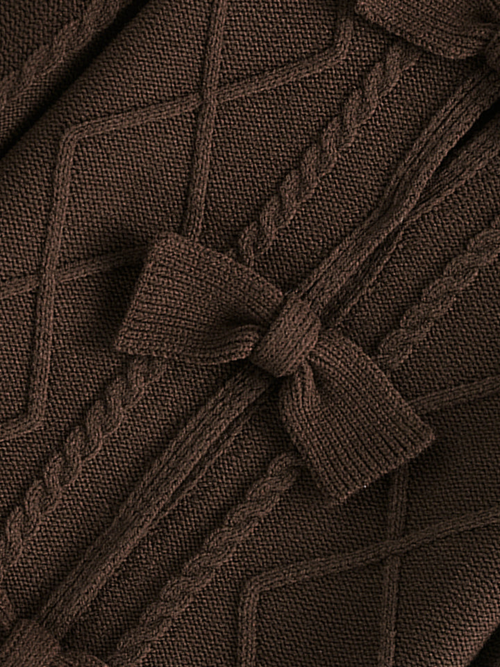 Fiyonklu Ön Kablo Örgü Üst