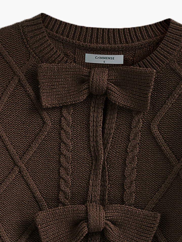 Fiyonklu Ön Kablo Örgü Üst