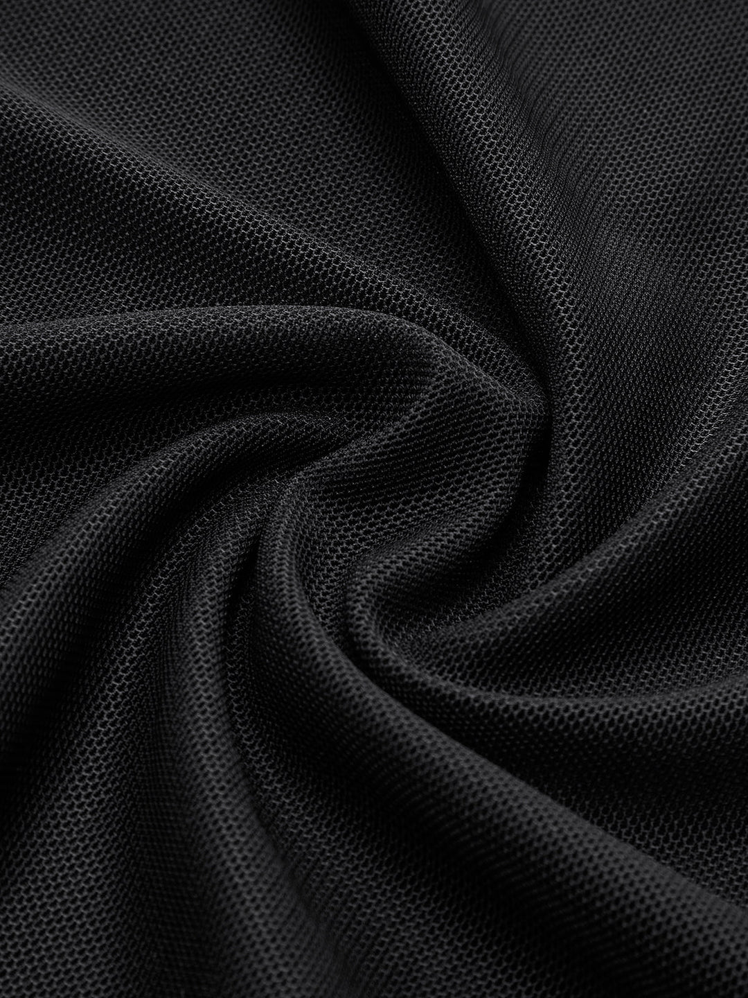 Balıkçı Yaka Baskılı File Elbise