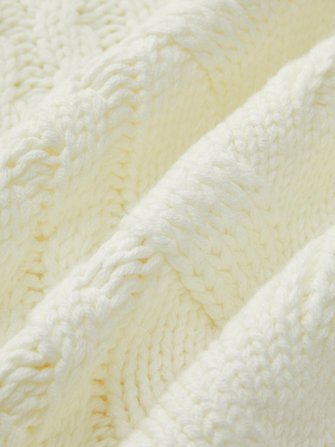 Büyük Boy Kablo Örgü Dış Giyim