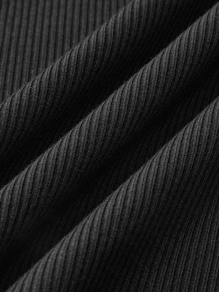 Pamuklu Çiçek Desenli Slim Tişört