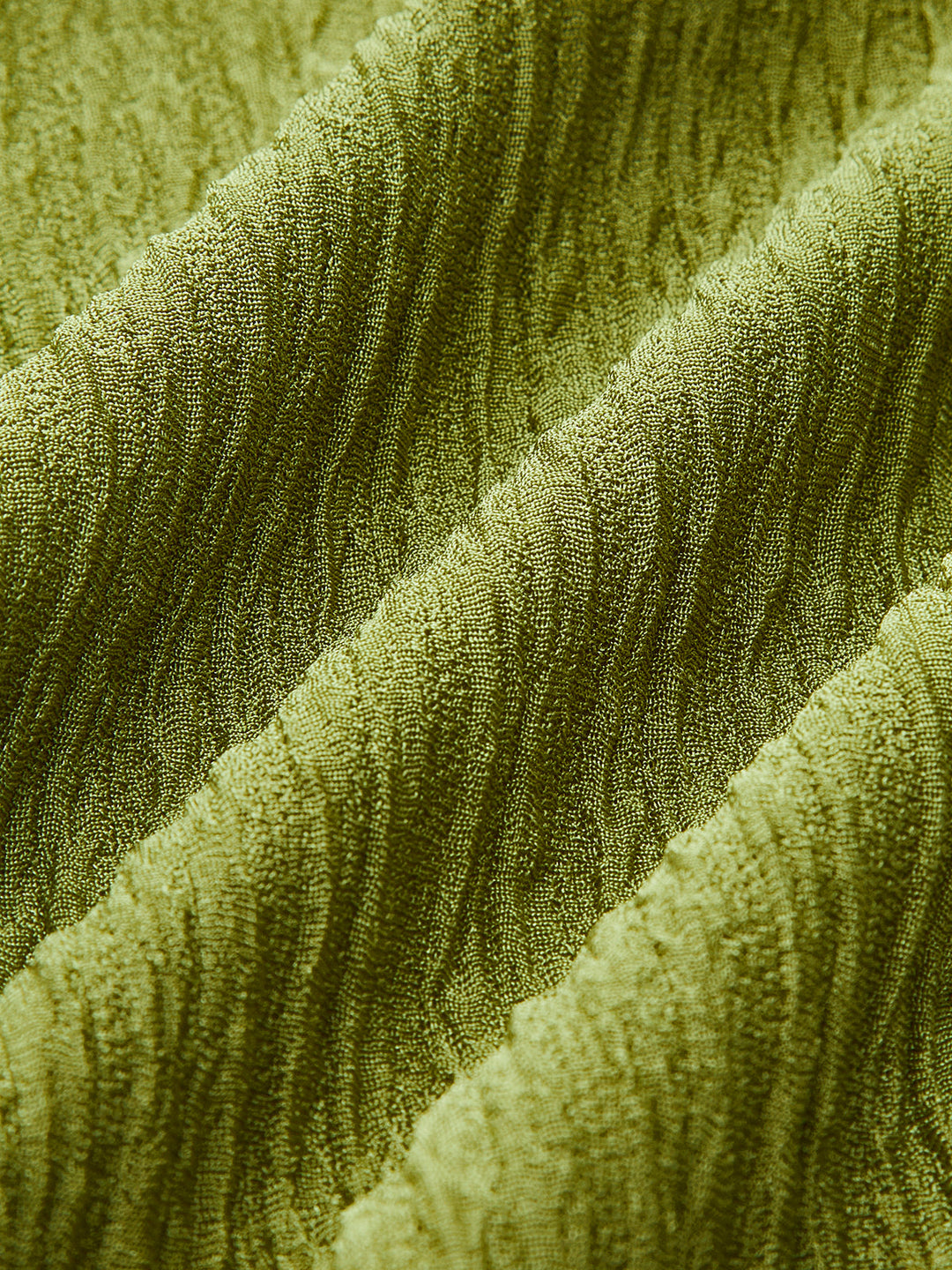 Buruşuk Büküm Tek Omuzlu Mayo