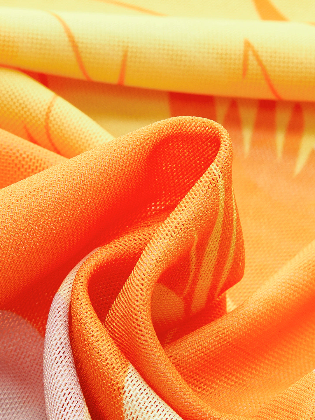 Tropikal Desenli Üst Etek