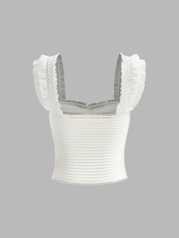 Fırfırlı Askılı Düğmeli Smokin Üst