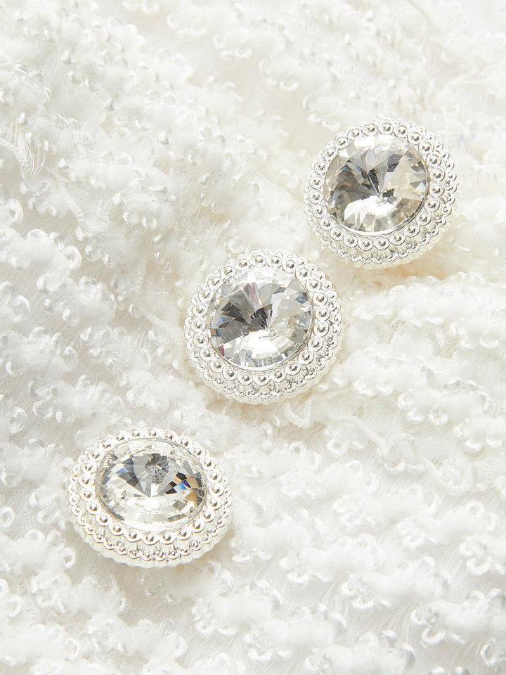 Fırfırlı Askılı Düğmeli Smokin Üst