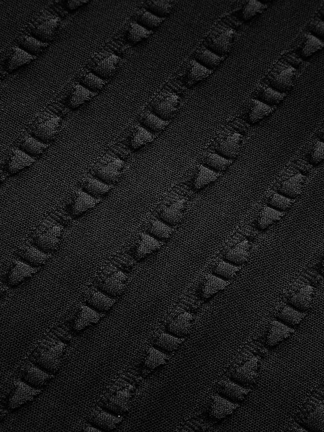 Balıkçı Yaka Yarı Şeffaf İnce Tişört