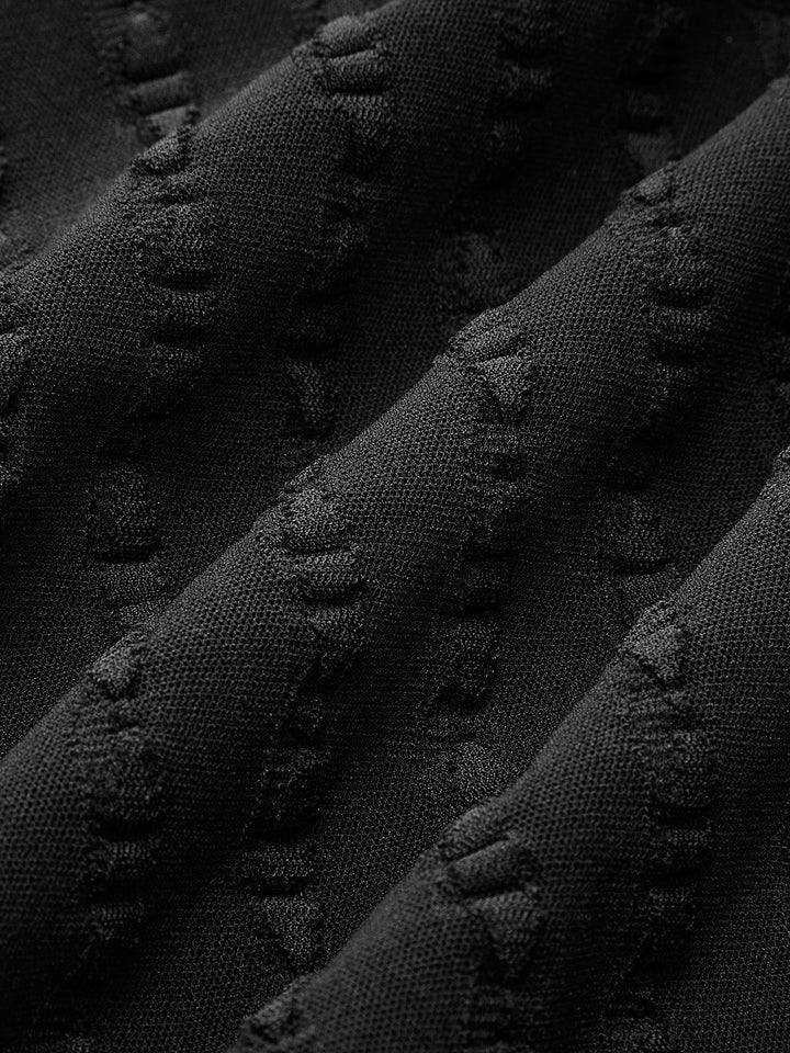 Balıkçı Yaka Yarı Şeffaf İnce Tişört