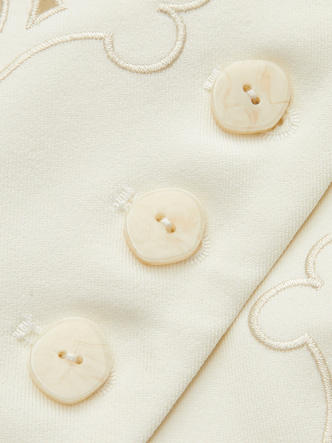 İşlemeli Düğme Detaylı Yelek