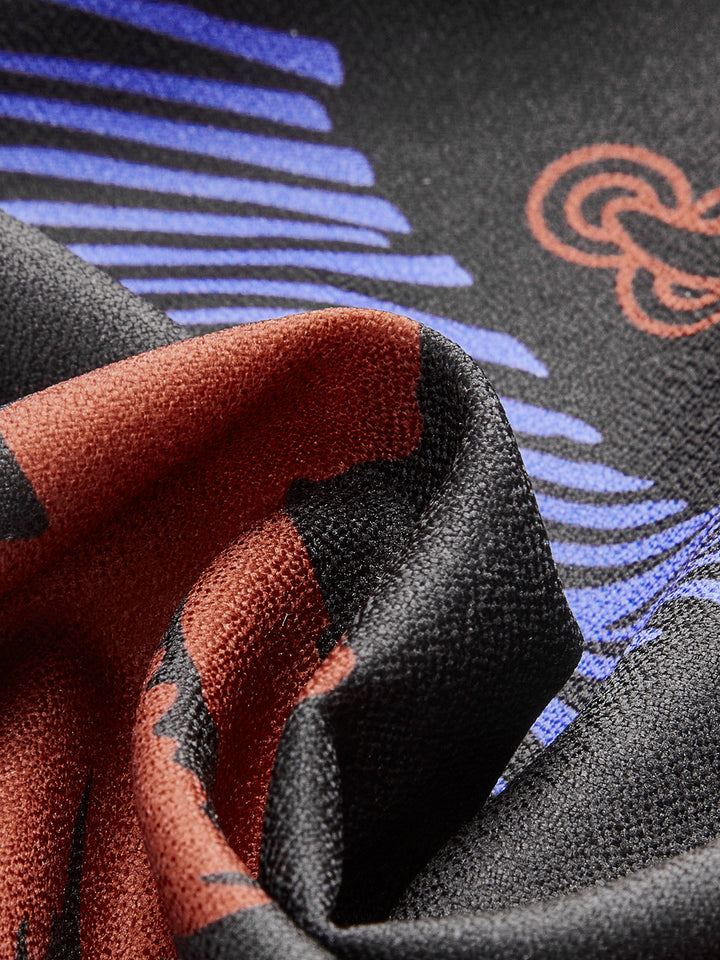 Baskılı Bağcıklı Sarong Örtüsü