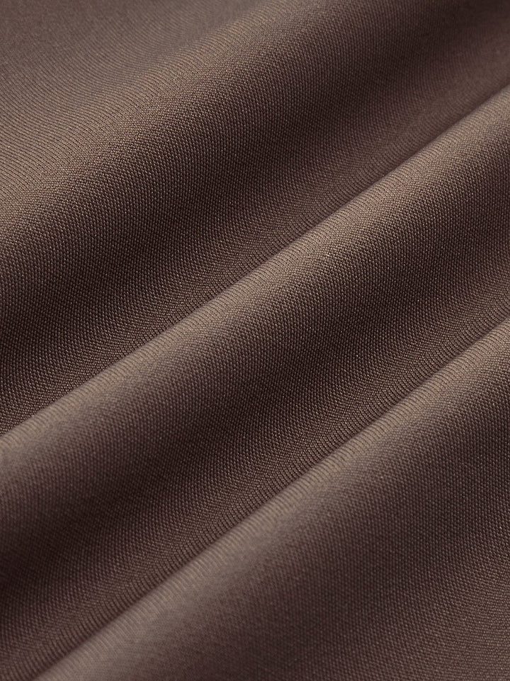 Arka Fermuarlı Şeffaf Panel Tişört