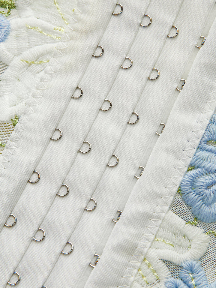 Çiçek İşlemeli Sevgili Korse