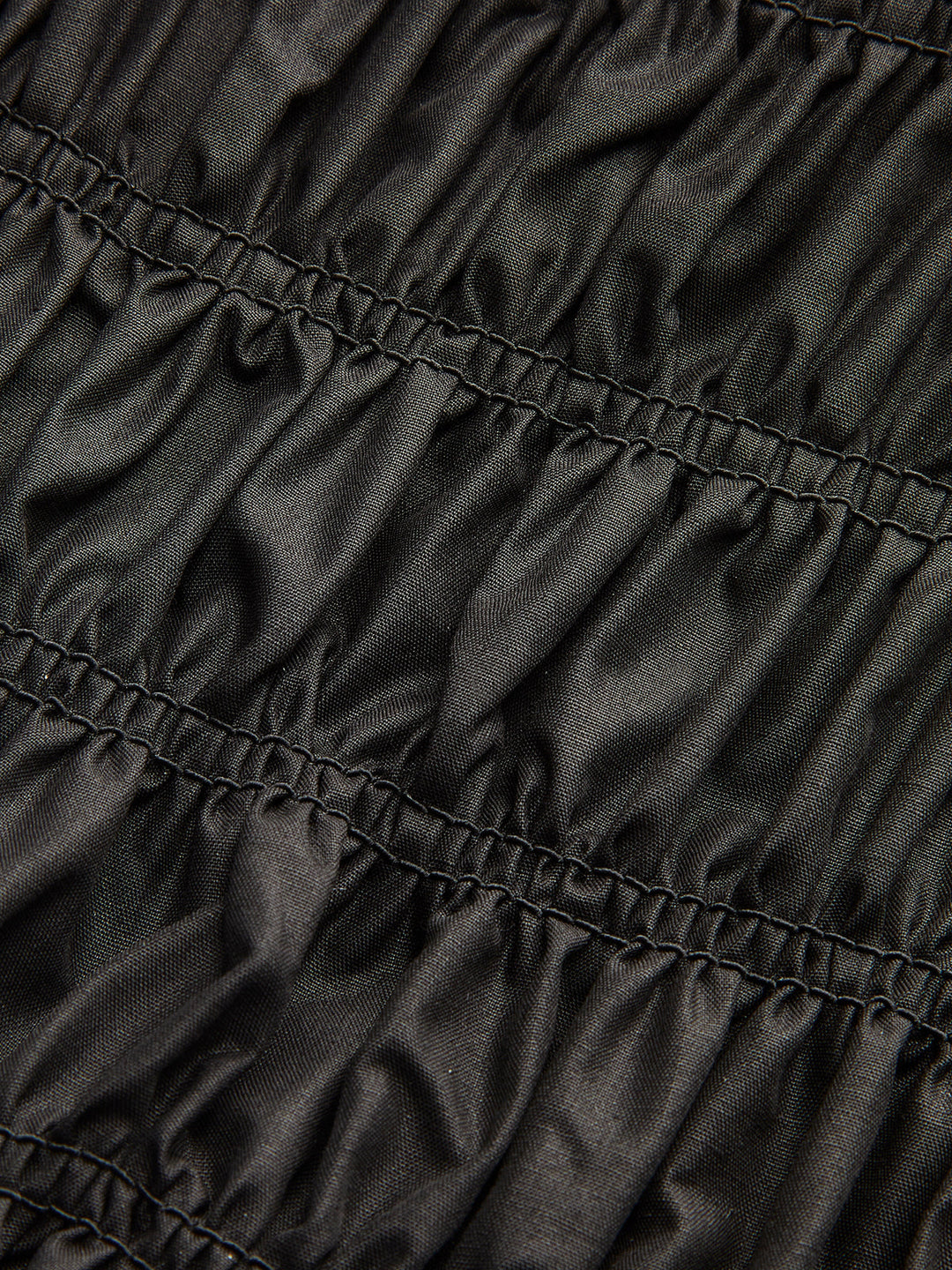 Büzgülü Kravat Askılı Elbise