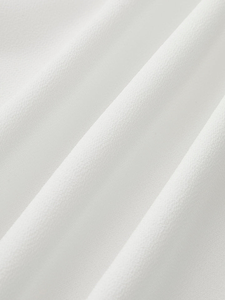 Kontrast Kravatlı Yarı Şeffaf Fırfırlı Detaylı Bluz