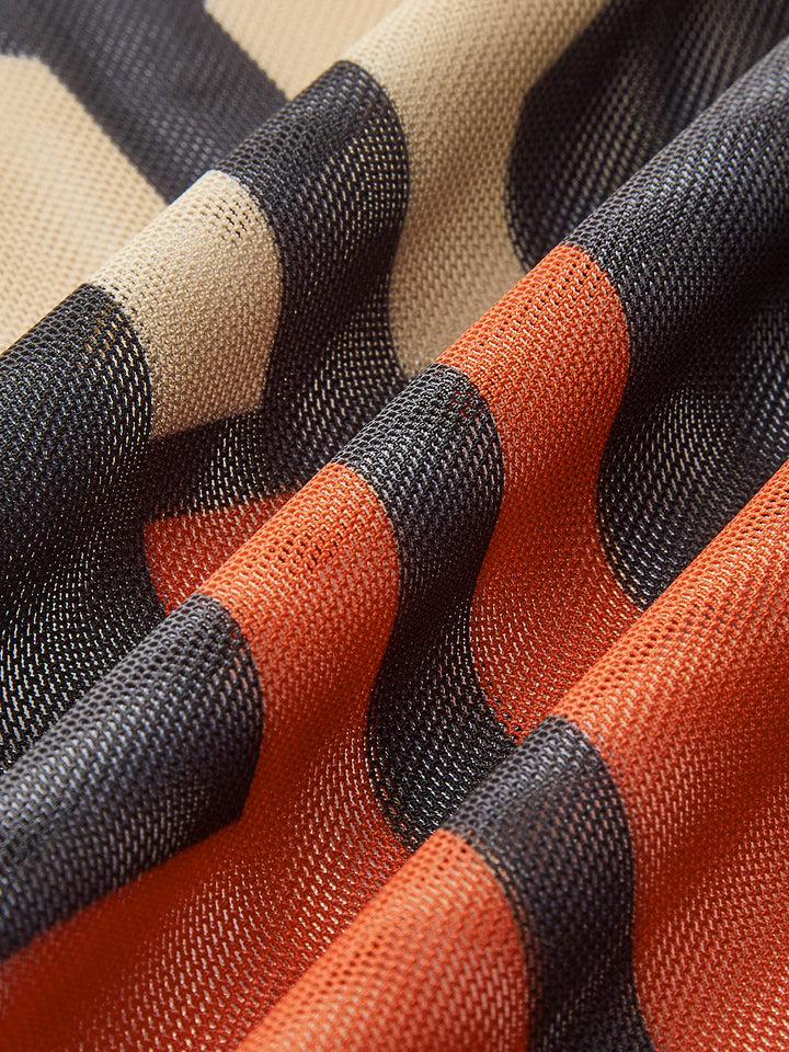 Şeffaf Baskılı Sarong Etek