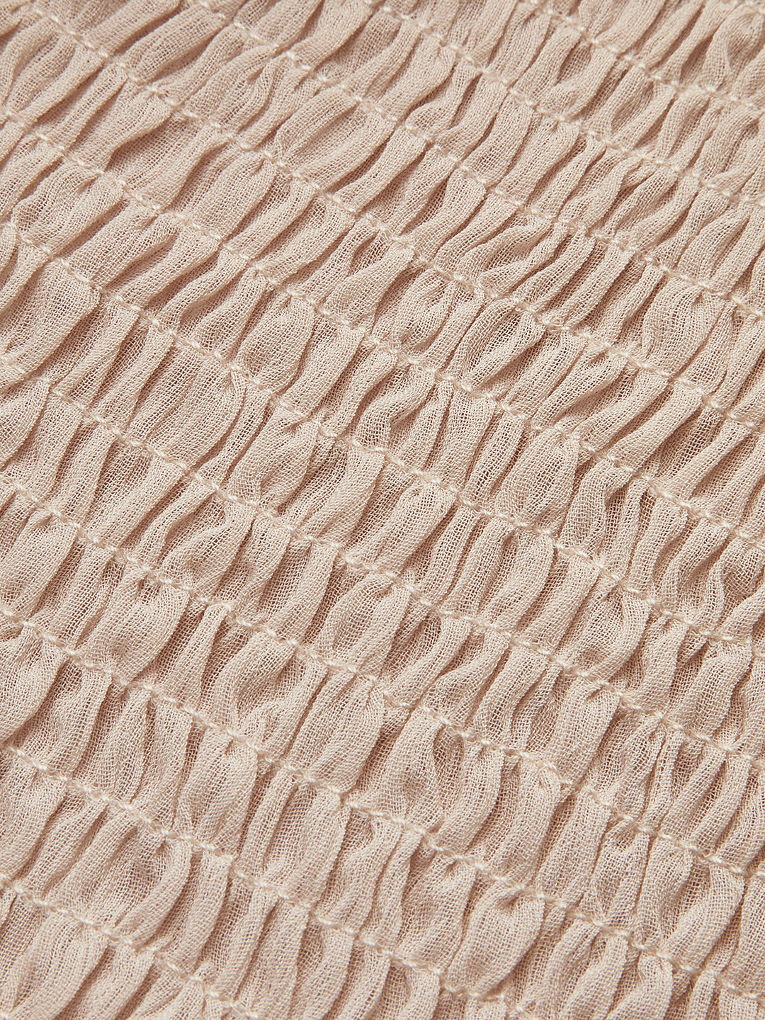 Yarı Şeffaf Şifon Volanlı Sırtı Açık Üst