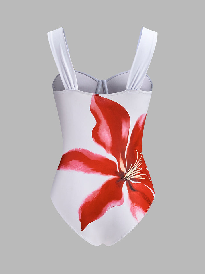 Drapeli Örtülü Korse Tarzı Tek Parça