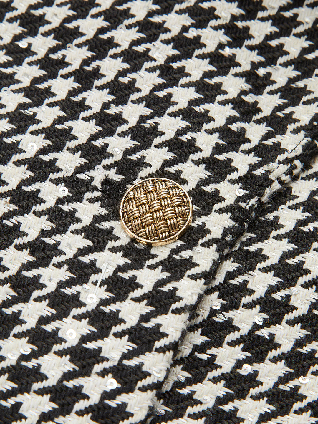 Retro Yaka Düğmeli Blazer