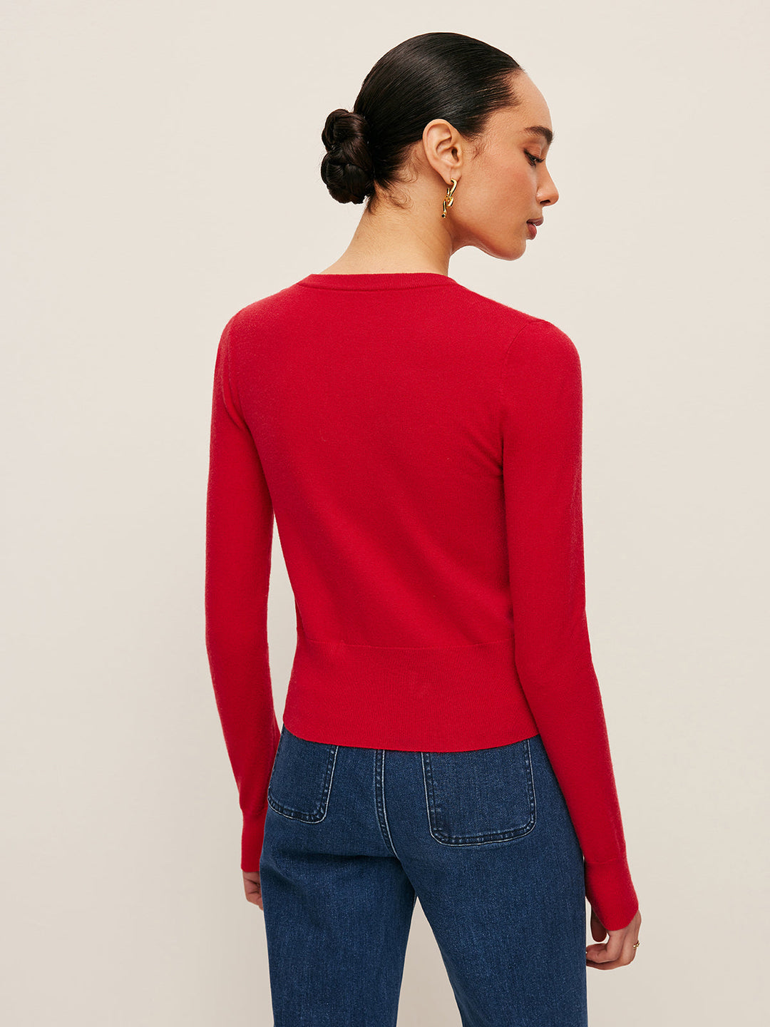 3D Çiçekli Vurgulu Hırka