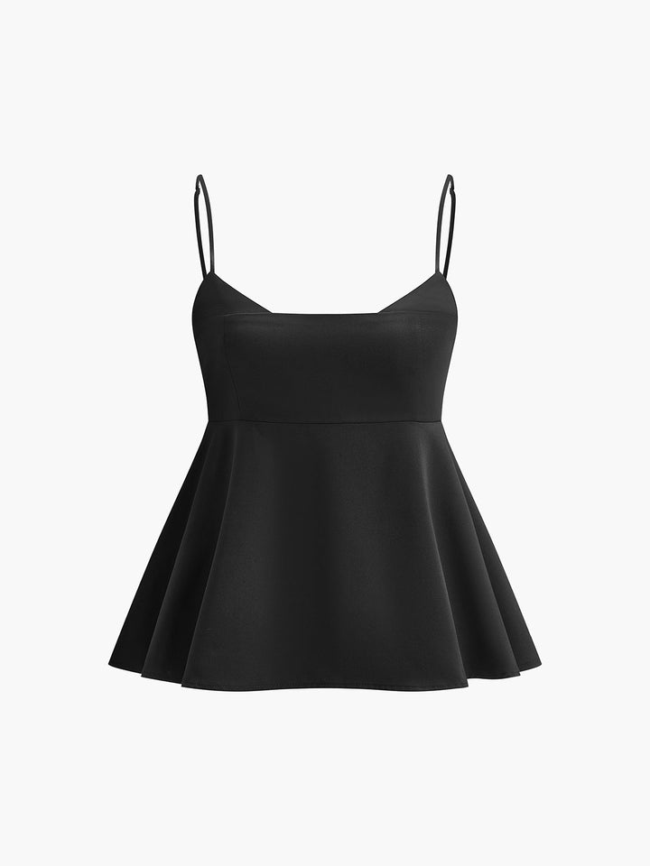 Spagetti Askılı Genişletilmiş Atlet Üst