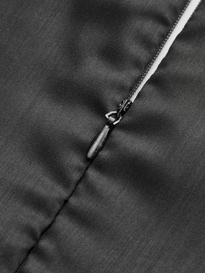 Çiçek Desenli Önden Bağcıklı Elbise