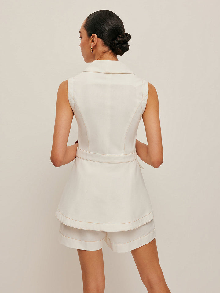 Cep Detaylı Terzi Yelek