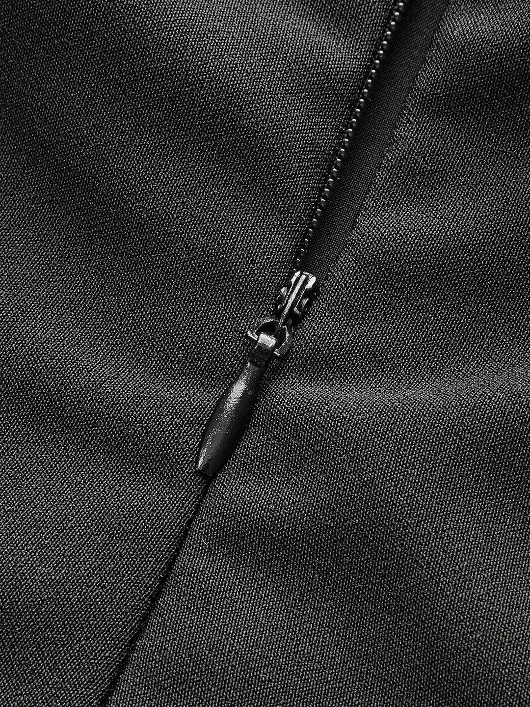 Choker Tasarım Pliseli Panel Elbise