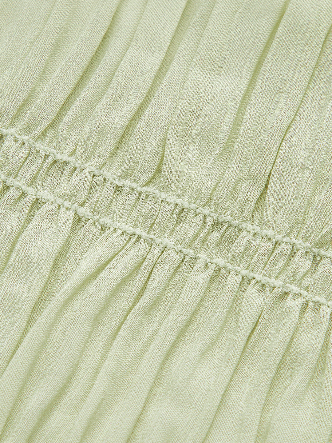 Yarı Şeffaf Askılı Pileli Elbise