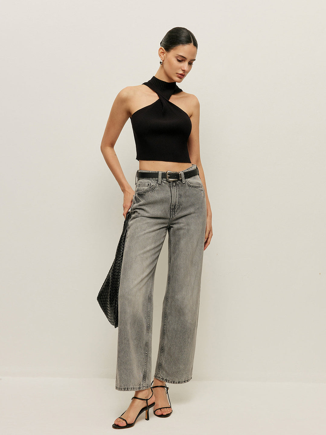 Kaburgalı Çapraz Askılı Örgü Üst