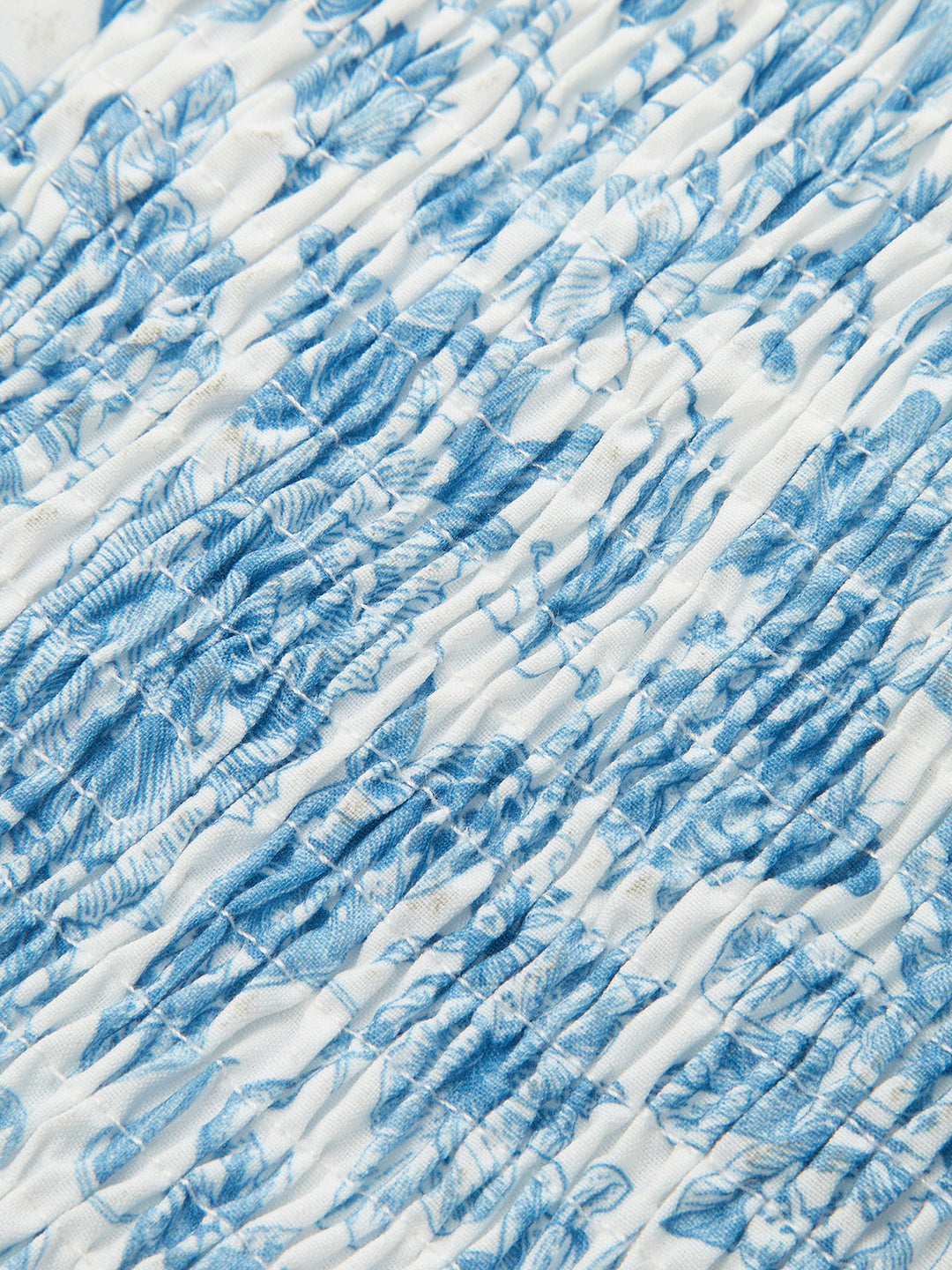 Çiçek Desenli Korse Kısa Üst