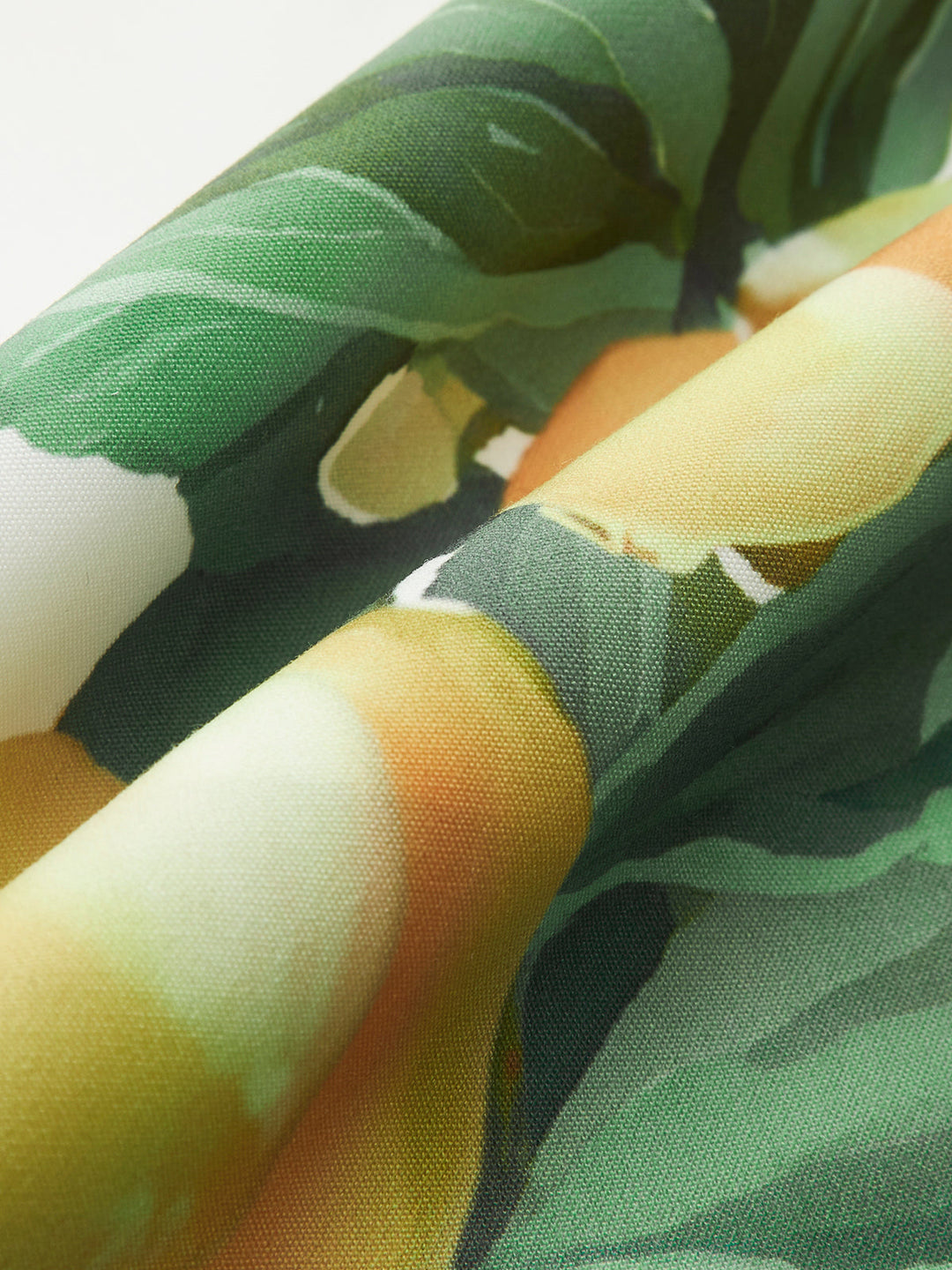 Limon Desenli Korse A Kesim Elbise