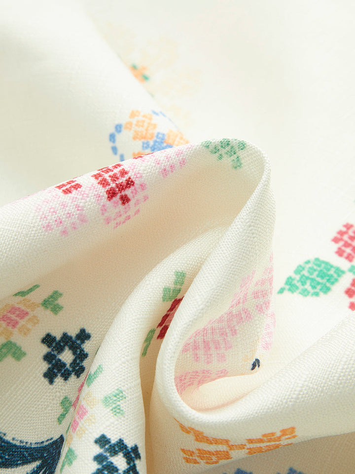 Şık Çiçek Desenli Nakışlı Yelek