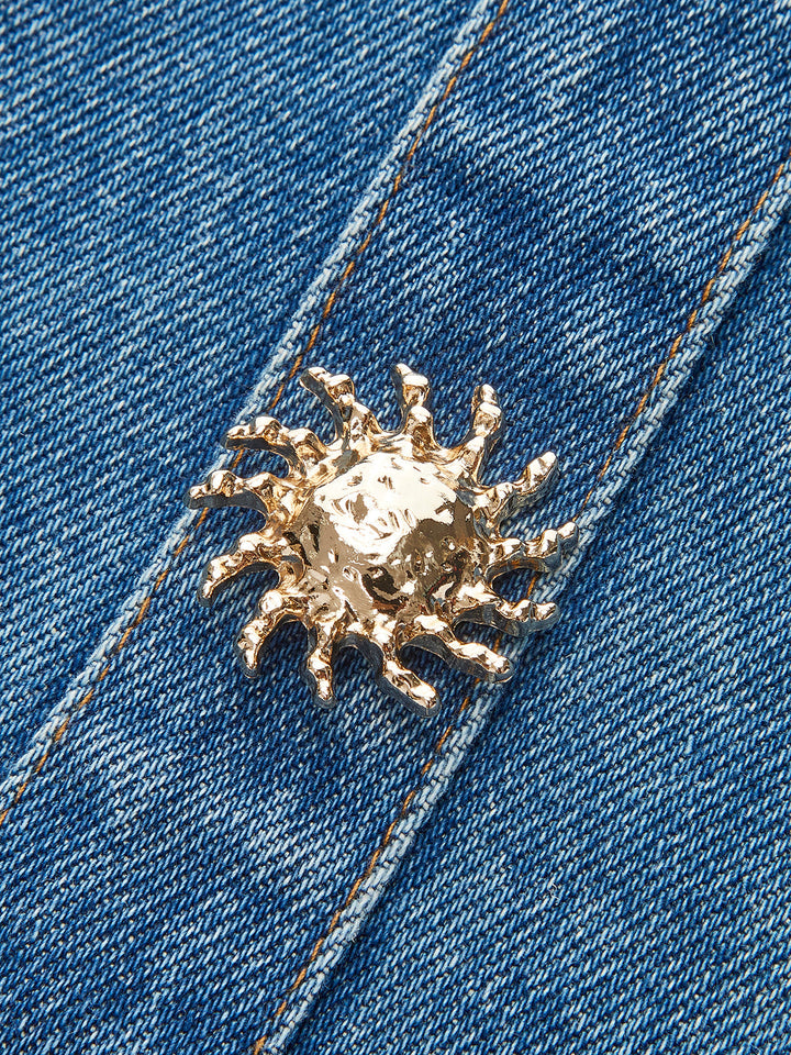 Kot Panel Kontrast Askılı Korse Üst