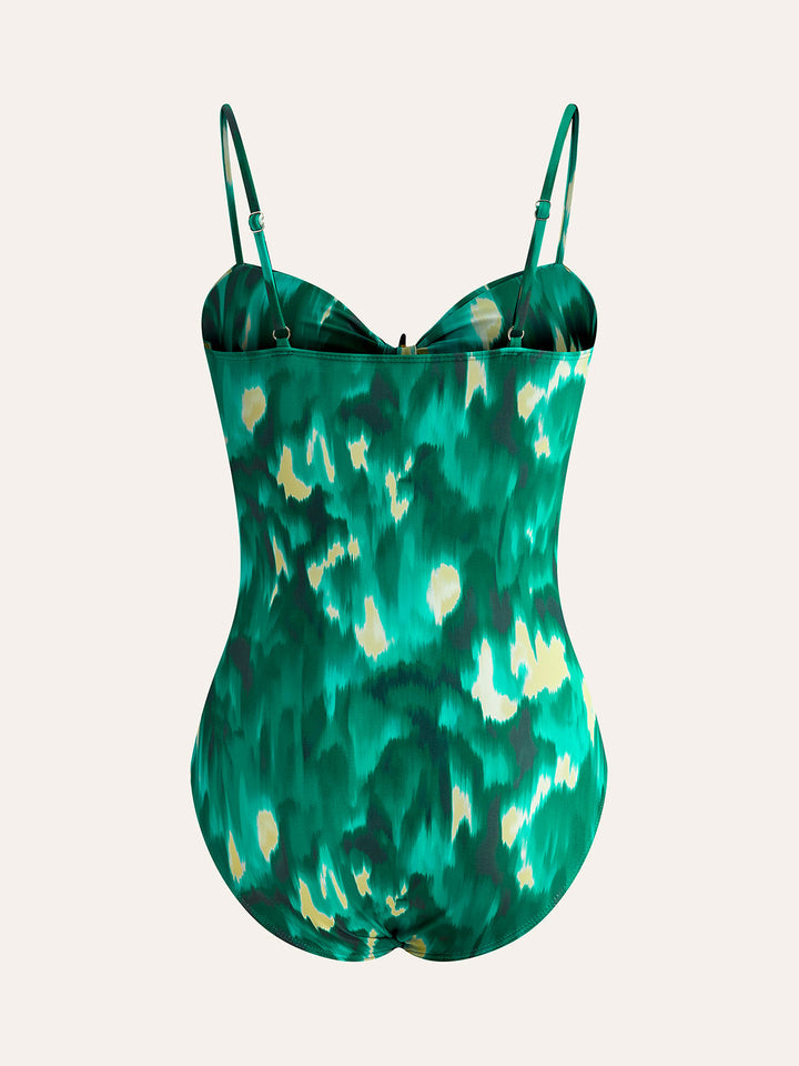 Deniz Yıldızı Detaylı Sarma Tek Parça Mayo