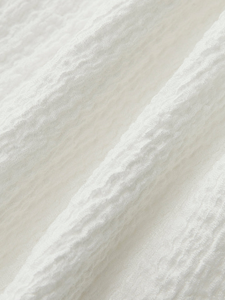 V Yaka Büzgülü Bel Fiyonk Detaylı Üst