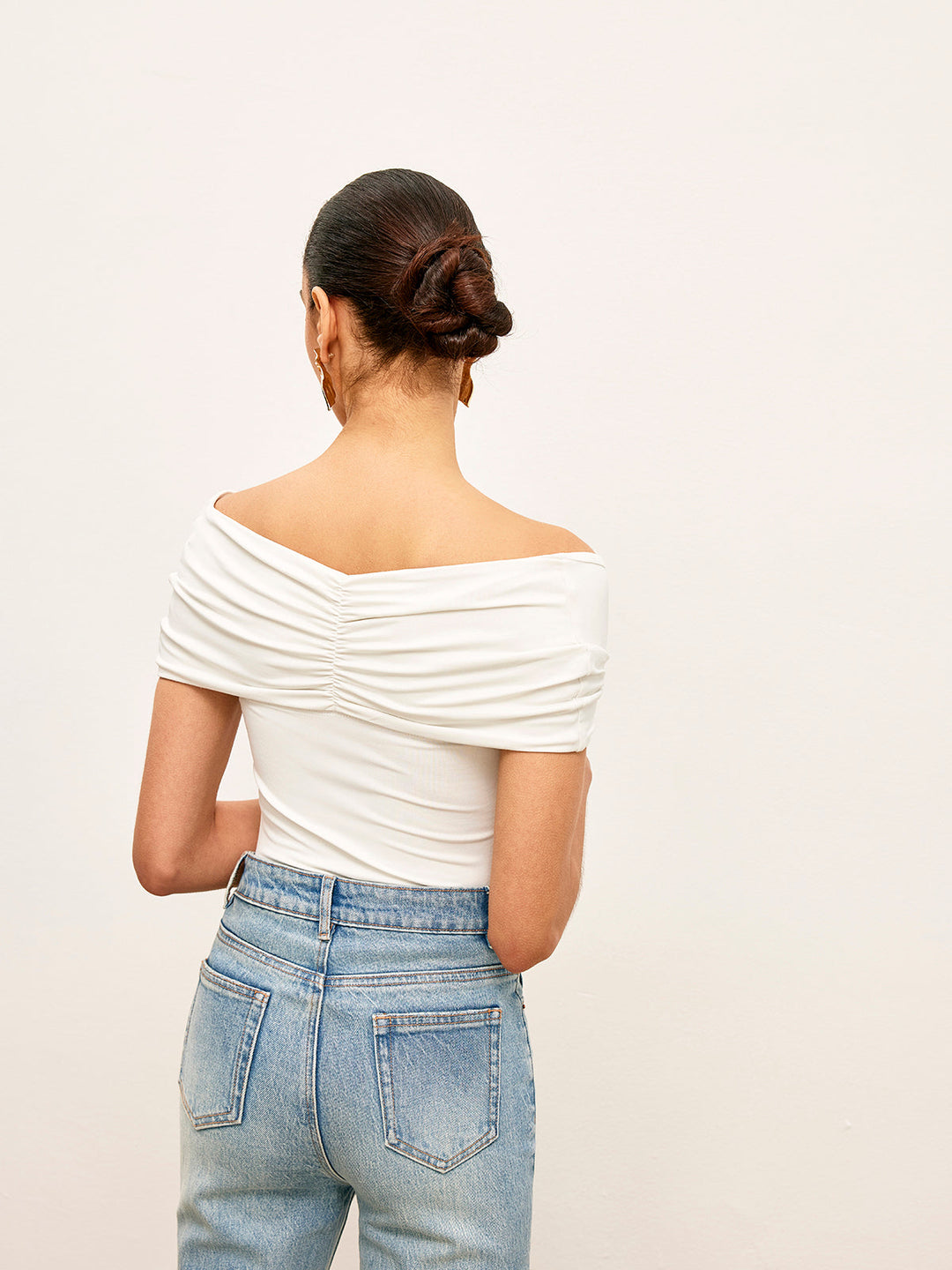 Twist Ön Metal Halka Detaylı Üst