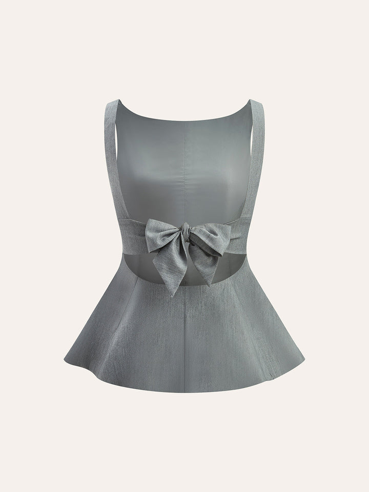 Fiyonk Detaylı Peplum Üst