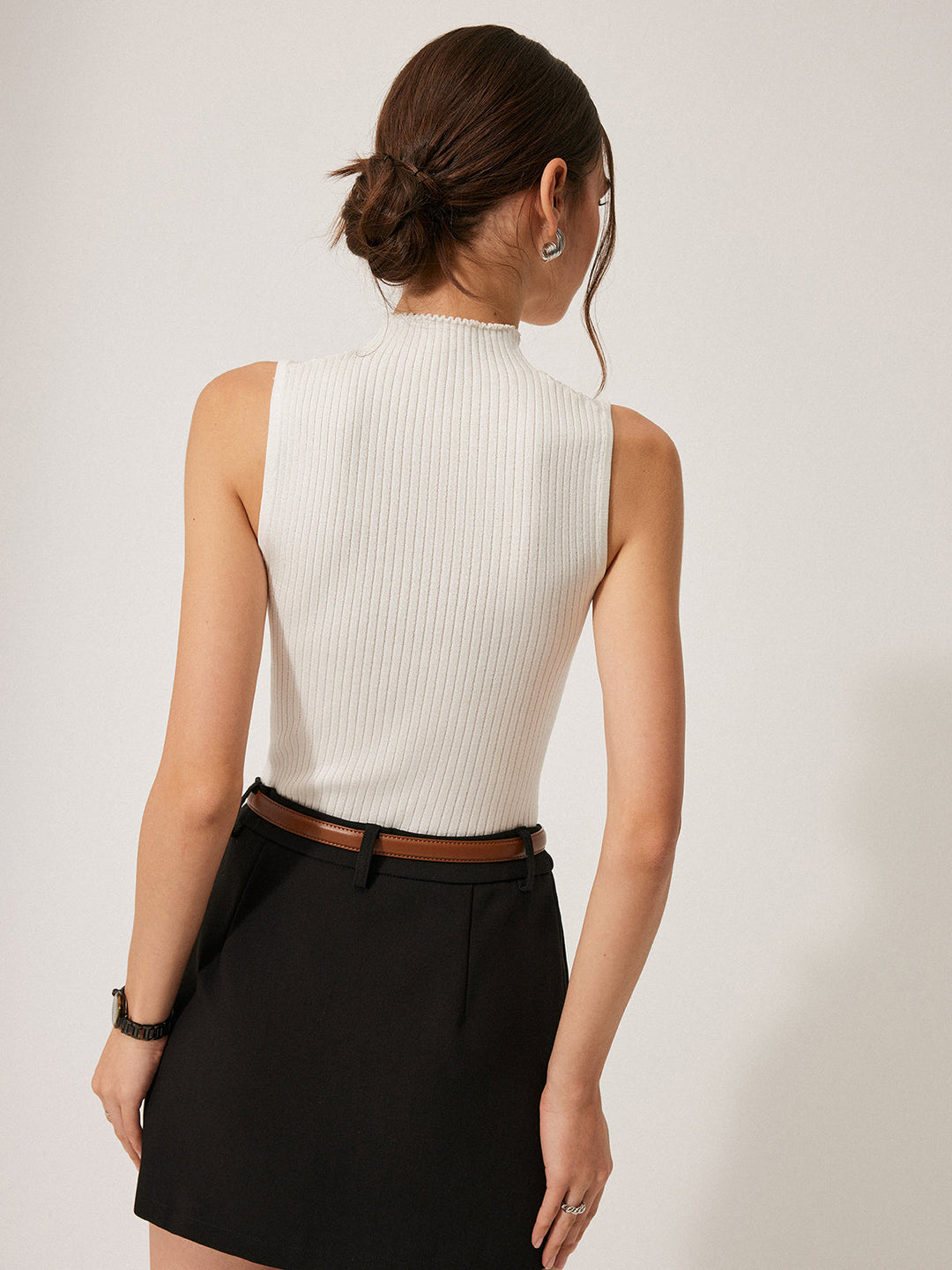 3D Tığ İşi Çiçek Detaylı Yivli Üst