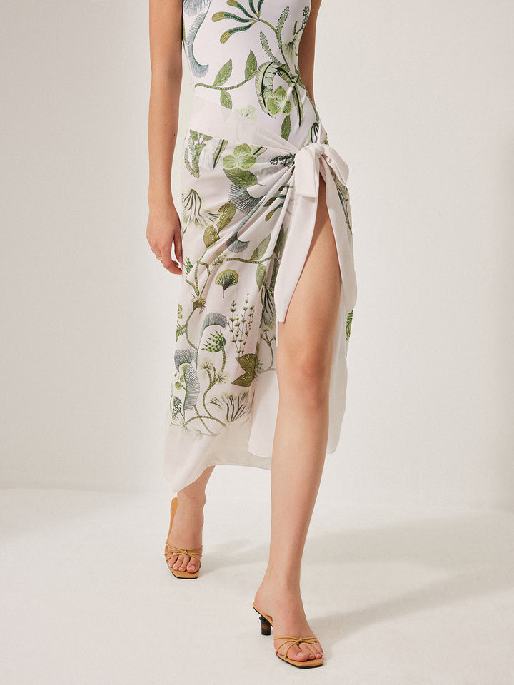 Şifon Bağcık Detaylı Etek