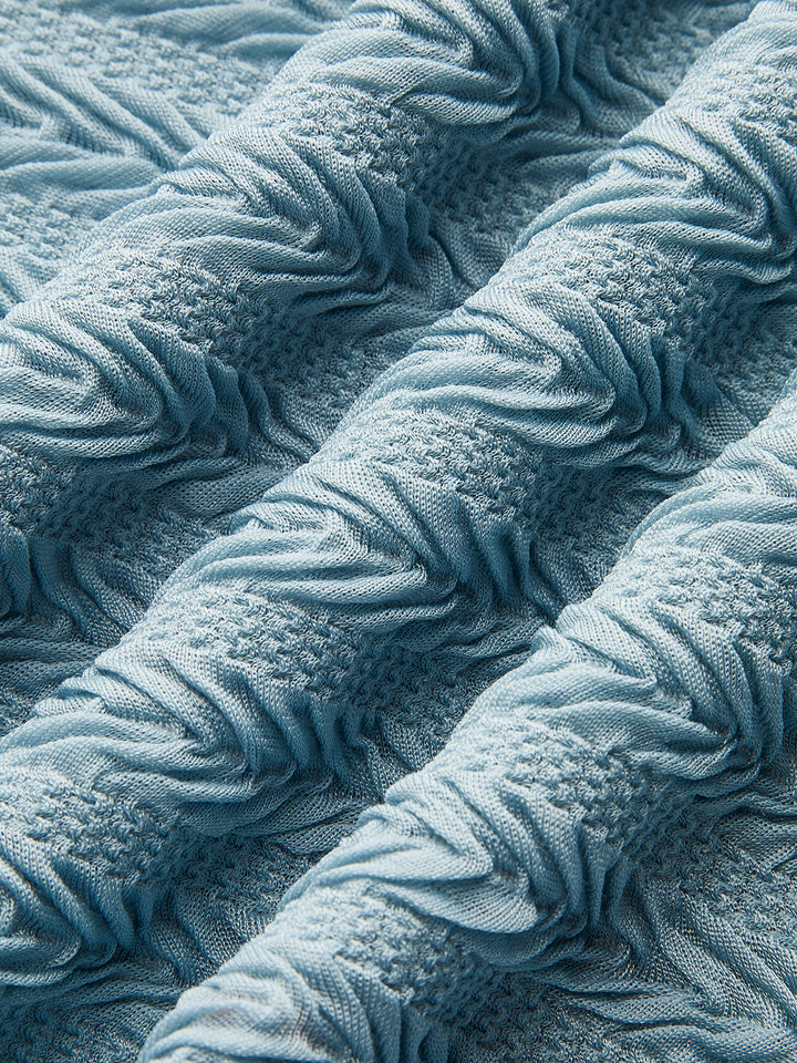 Omuz Açık Volan Detaylı Elbise