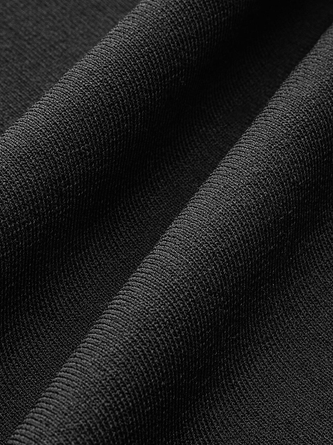 Soğuk Omuzlu Örgü Volanlı Elbise