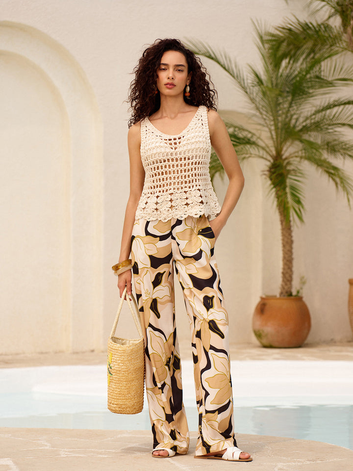 Şeffaf Tığ Örgü Atlet