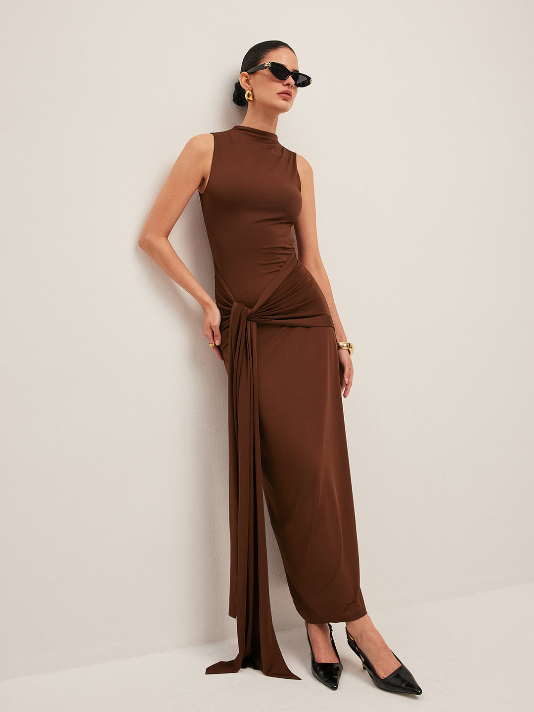 Twisted Knot Kolsuz Elbise